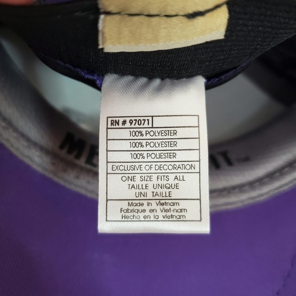 KANSAS State K-State Purple Baseball Hat Cap Top Of The World - Picture 12 of 12